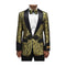 Gold Black Alberto Nardoni One Button Shawl Lapel Tuxedo