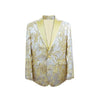 Gold Peak Lapel Alberto Nardoni Sport Coat Blazer