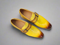 Carrucci Gorgeous Patent Leather Monkstrap Slip on