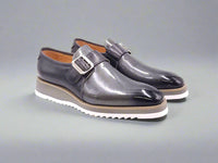Carrucci Gorgeous Patent Leather Monkstrap Slip on