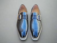 Carrucci Gorgeous Patent Leather Monkstrap Slip on