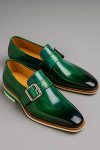 Carrucci Gorgeous Patent Leather Monkstrap Slip on