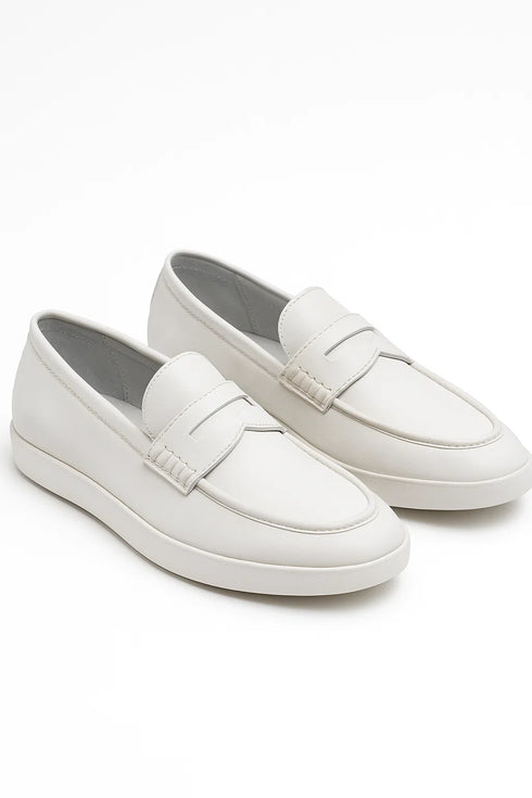 Gorgeous Patina Burnished Penny Loafer Sneaker