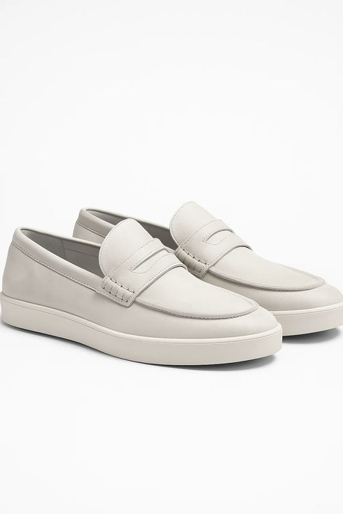 Gorgeous Patina Burnished Penny Loafer Sneaker