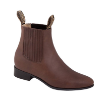 Image of El Besserro Botin Charro Grasso Leather color brown