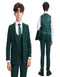 Exclusive Stacy Adams 5pc Boys Suit Slim-Fit, Green