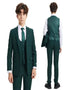 Exclusive Stacy Adams 5pc Boys Suit Slim-Fit, Green
