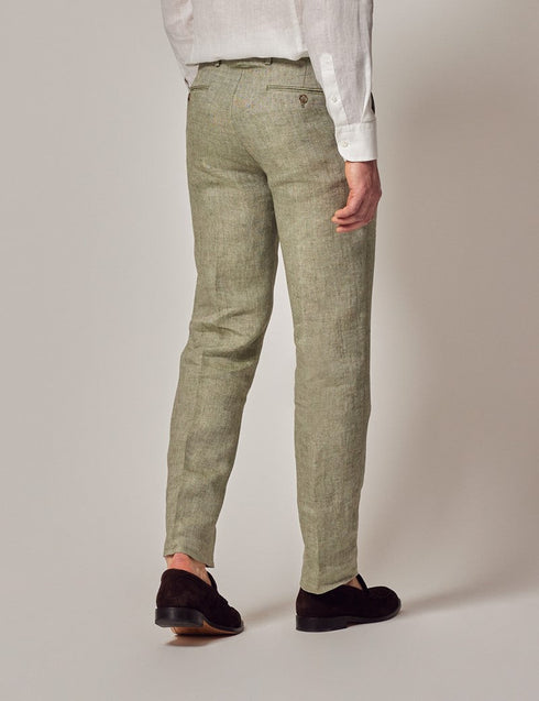 Mens Suit For Beach Wedding - Summer Slim Suit in Green