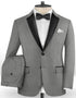 Grey Two Pieces Groomsmen suits Fashion Men Suits