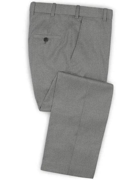 Grey Two Pieces Groomsmen suits Fashion Men Suits with Notched