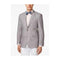 Grey Solid Two Button Classic Fit Sport Coat