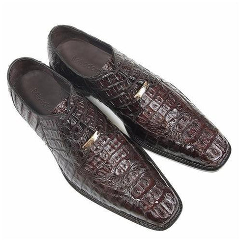 Belvedere Chapo Exotic Crocodile Hornback Oxfords