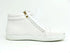High Top Side Zipper Leather Sneaker Carrucci