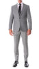Mens Slim Fit Houndstooth Peak Lapel 2pc Suit