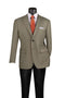 Houndstooth Sport Coat in Olive and Sage Mens Blazer - Patterned Texture - 1920s Vintage Jacket