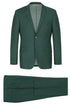 Mens Basic Two Button Classic Fit Suit With Optional Vest