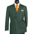 Mens Hunter Green Pinstripe Double-Breasted Suits – Bold 6-Buttons Vintage Gangster Style 1920s Look