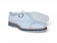 Hybrid Cap Toe Monk Strap Shoes