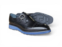 Hybrid Cap Toe Monk Strap Shoes