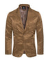 Men's Western Camel Blazer Slim Fit Shiny Finish Sport Coat for Weddings, Parties & Formal Events