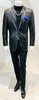 Alligator Print Sport Coat (Black)