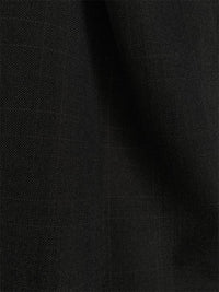 Olympia Collection - Glen Plaid Regular Fit Suit 3 Piece Black