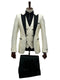 Ivory Tuxedo - Cream Wedding Suit - Off White Groom 1 Button Suit