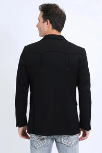 Black Western Sport Coat for Men by Platini – Bold Casual Blazer