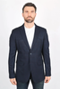 Mens Navy Platini Western Blazer – Stylish Frontier Sport Coat