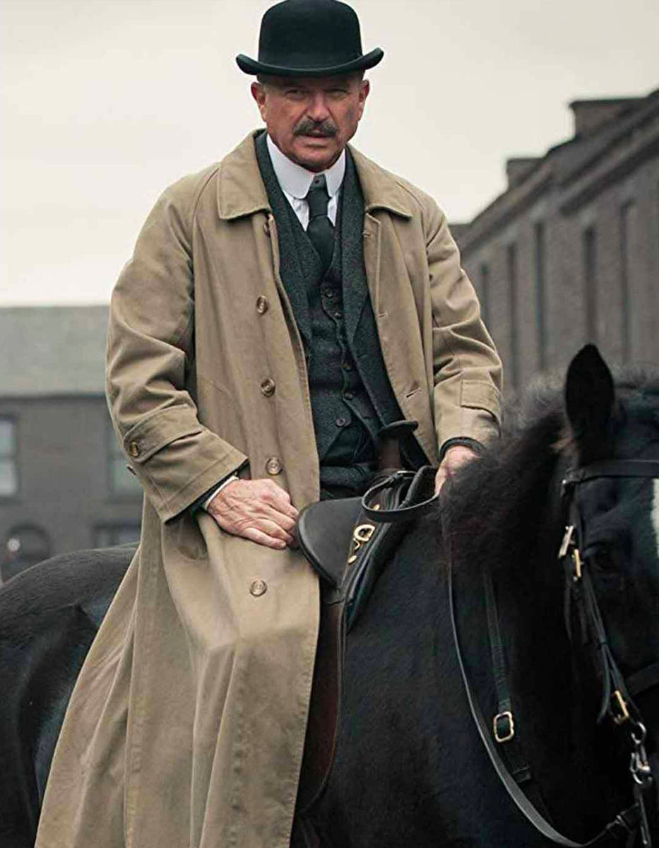 Mens Inspector Chester Campbell Costume Trench Coat – OvercoatUSA