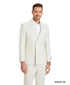 Ivory Double Breasted Linen Suit - Cream Color Summer Suit
