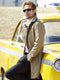 Men's Khaki Cotton Trench Coat – Classic Long Sleeve Outerwear