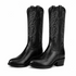 King Exotic Ostrich Leg Traditional Cowboy Boot J-Toe