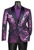 Purple Prom Suit - Purple Prom Outfit - Purple Prom Shiny Tuxedo