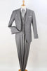 Mens Two Button Classic Fit Vested Light Grey Suit