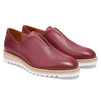 Carrucci Laceless Loafer with Contrast color lightweight sole