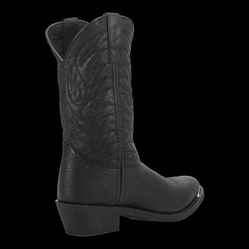 Laredo East Bound Black Pig Skin Leather Boots