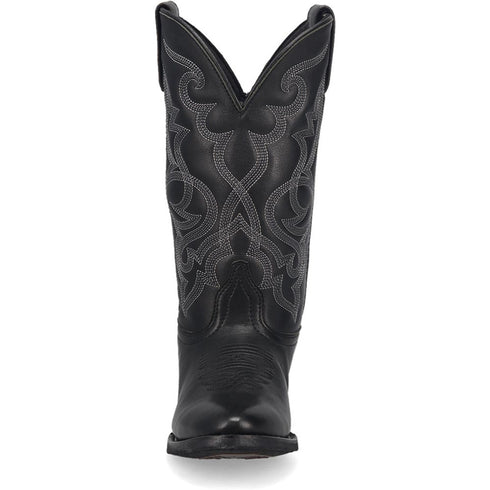 Laredo Maddie Black Round Toe Leather Women Boots