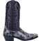Laredo Monty Black & White Snake Print Men's Western Boots