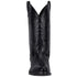 Laredo Paris Black Leather R-Toe Men's Boots