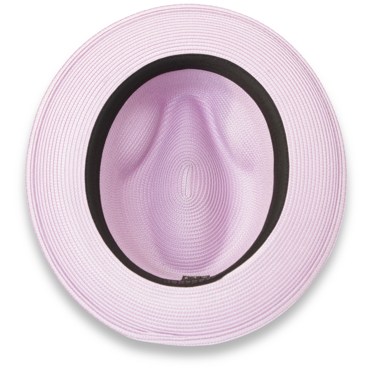 Tapa Crushable Straw Hat Fedora in Two Tone Navy-White by Ferrecci USA main image 0