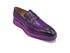 Carrucci Leather Penny Loafer in Chunky Sole