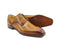 Leather Sole Plain Toe Burnished Blucher