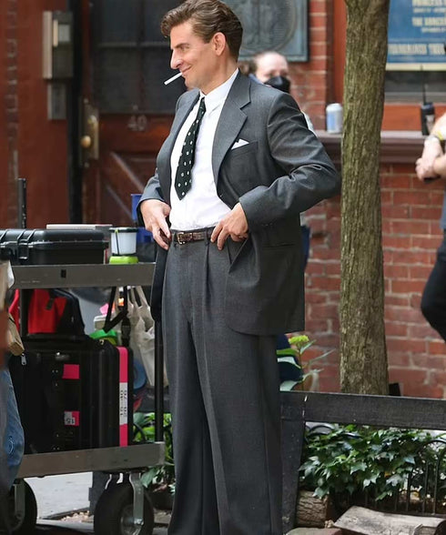 Bradley Cooper Maestro Grey Suit