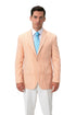 Striped seersucker Orange Blazer