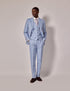 Mens Linen Suit For Beach Wedding - Summer Suit in Light Blue