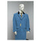 Light Blue Overcoat - Sky Blue Wool Overcoat - Three Quarter Length