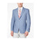 Light Blue Solid Two Button Classic Fit Sport Coat