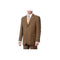 Light Brown Two Button Peak Lapel Three Piece Pleated suit