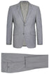 Light Grey Suit - Silver Gray Suit For Wedding - Mens Two Button Slim Fit Light Grey Pocket Suit